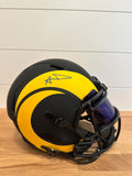 Aaron Donald Signed Los Angeles Rams Full Size Helmet – Beckett Witness COA