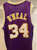 Shaquille O’Neal Signed Los Angeles Lakers #34 Purple Jersey – SWAU COI