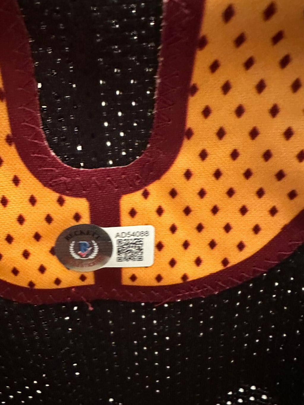 Brian Robinson Jr. Signed Washington #8 Jersey with game cut sleeves–