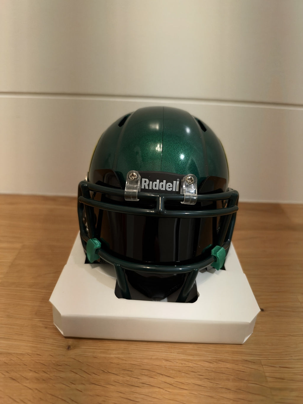Dillon Gabriel Signed Oregon Ducks Green Speed Mini Helmet Visor Beckett