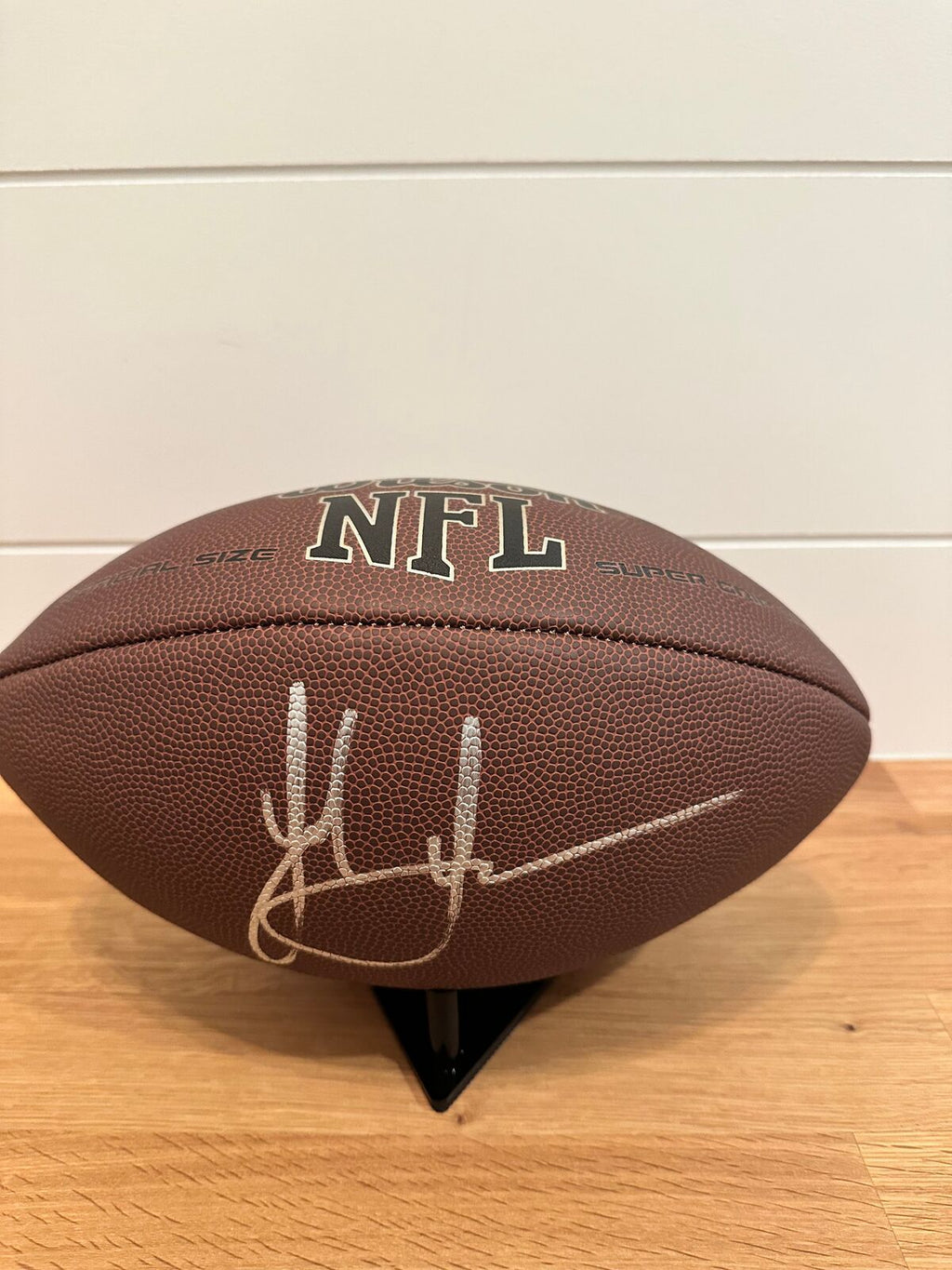 Jack Sawyer Signed NFL Football — Beckett Witness Certified