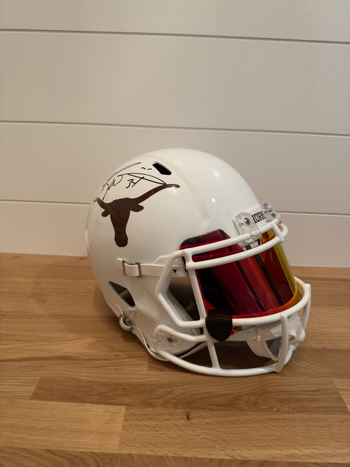 Ricky Williams Signed Texas Longhorns Full Size Speed Replica Helmet Visor