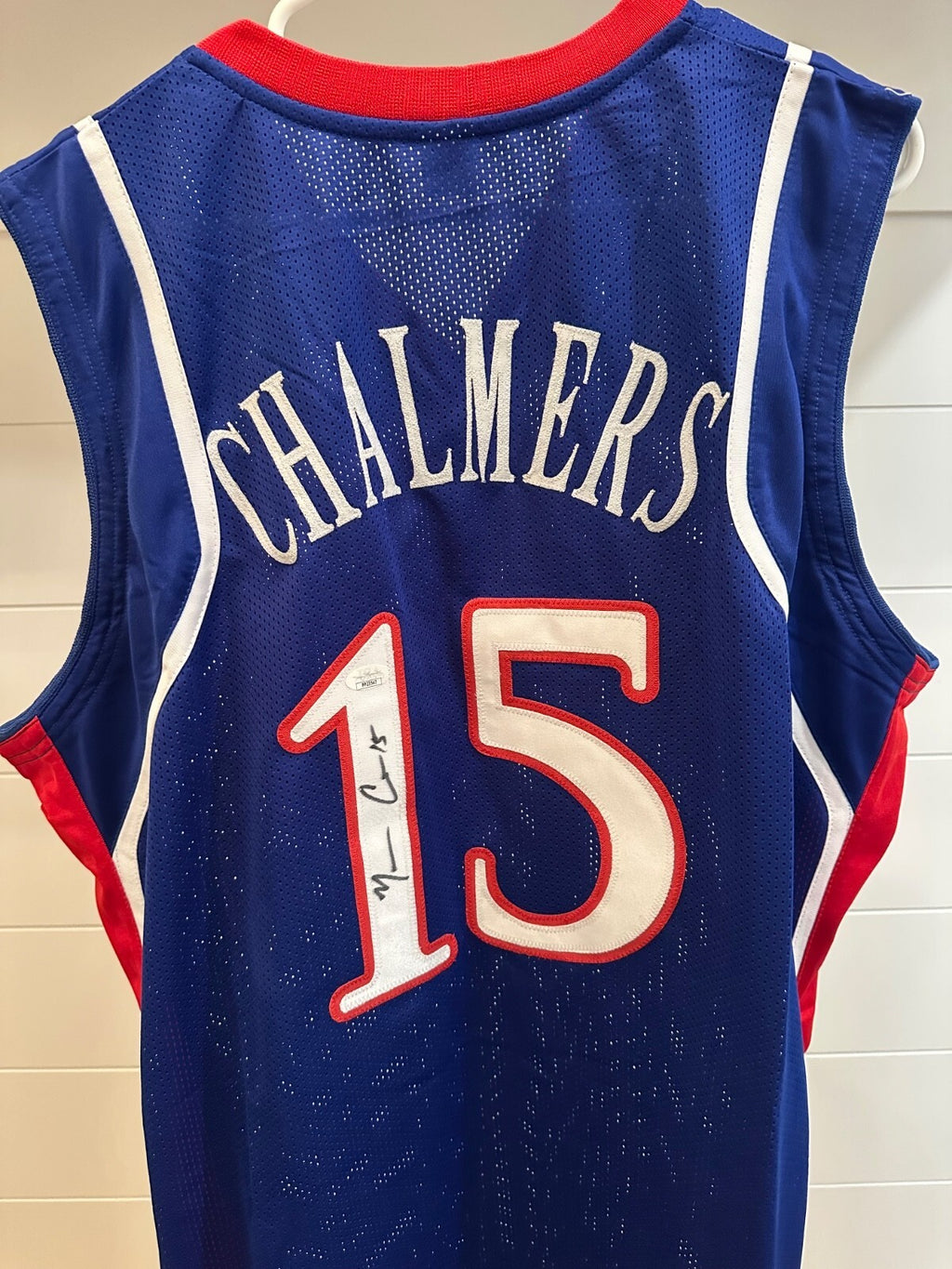 Mario Chalmers Signed Kansas Jayhawks #15 Jersey – JSA Certified