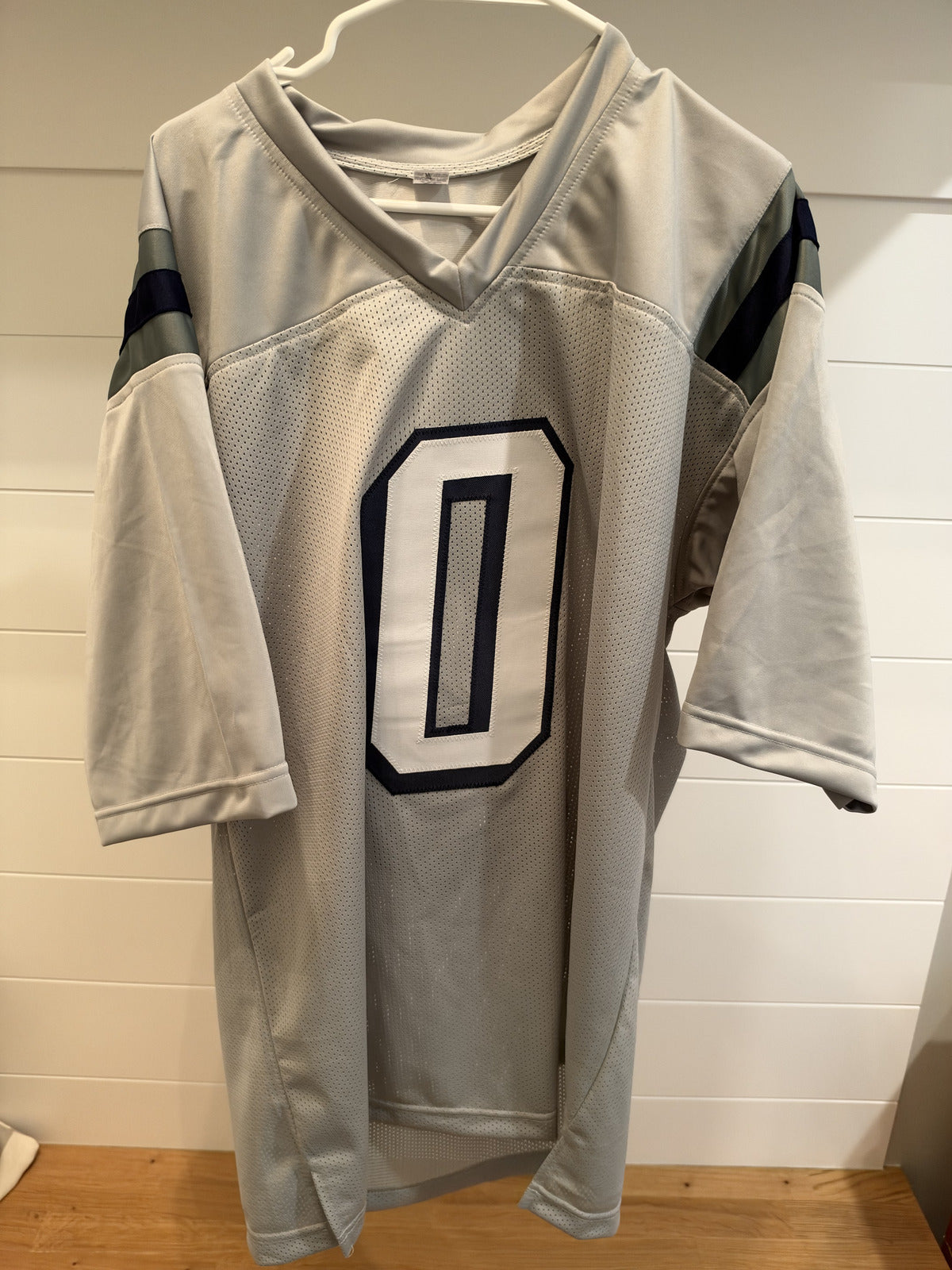 Christian Gonzalez Signed Patriots #0 Gray Custom Jersey Beckett Witnessed BAS