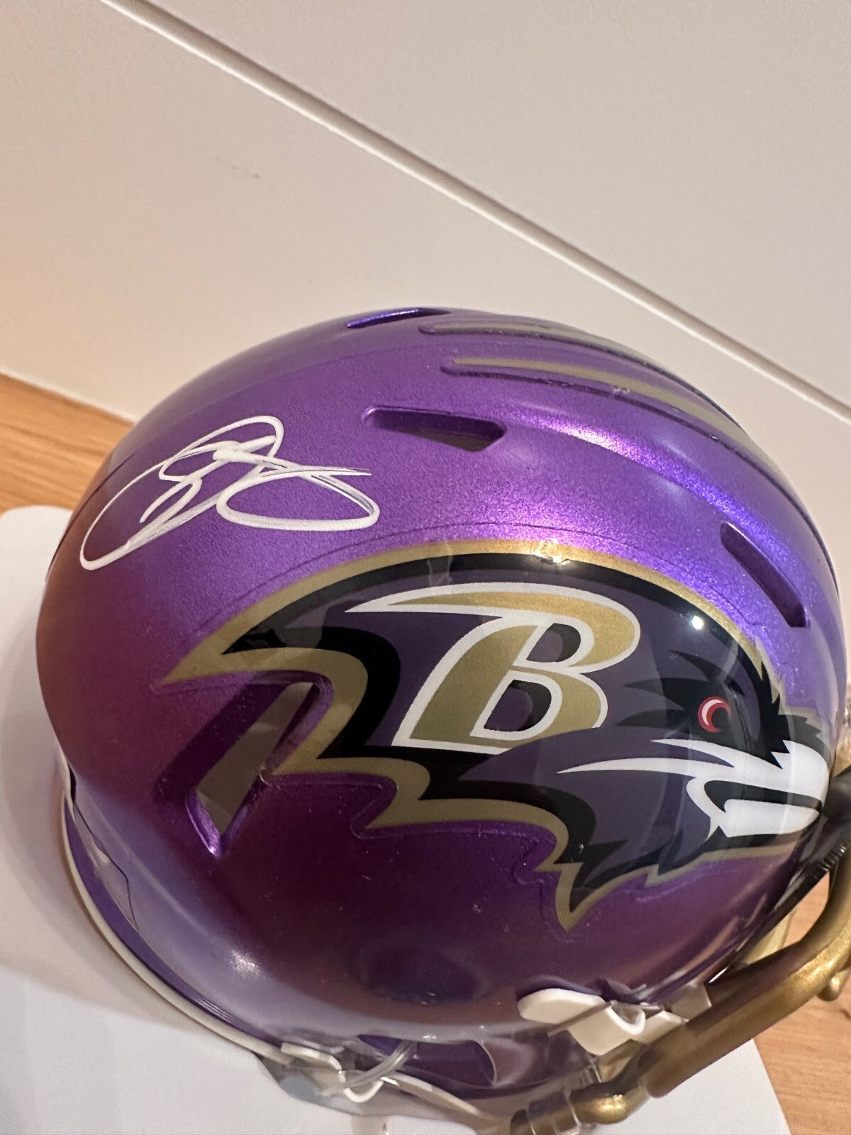 Odell Beckham Jr. Signed Baltimore Ravens Mini Helmet – Beckett Witnessed