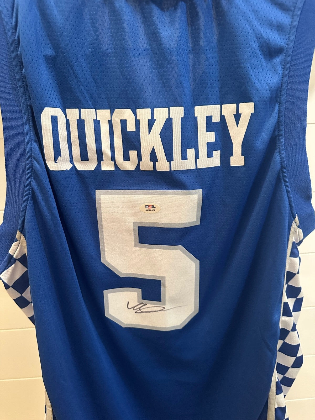 Immanuel Quickley Signed Kentucky Wildcats Jersey – PSA/DNA Authenticated