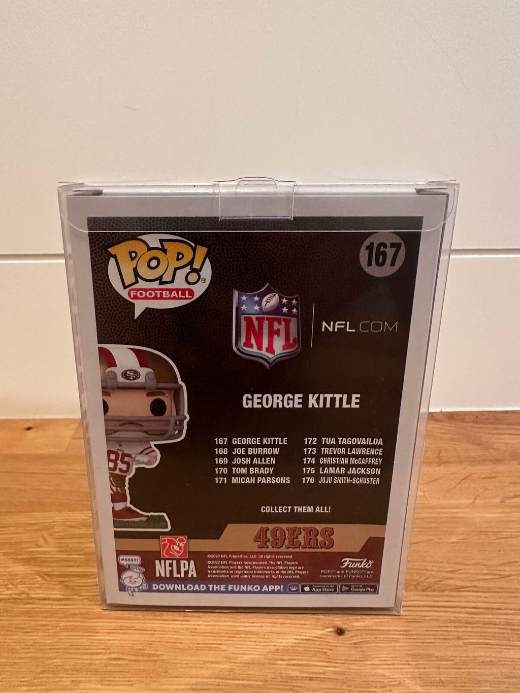 George Kittle Funko Pop! Football #167 – San Francisco 49ers – w/ Protector