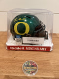 Dillon Gabriel Signed Oregon Ducks Green Speed Mini Helmet Visor Beckett