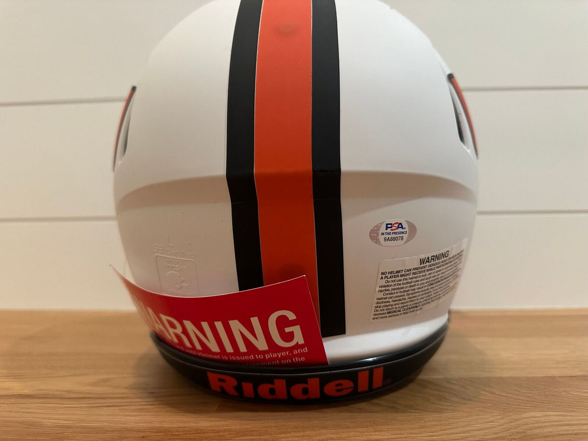 Clinton Portis Signed Miami Hurricanes Full-Size Riddell Authentic Helmet – PSA