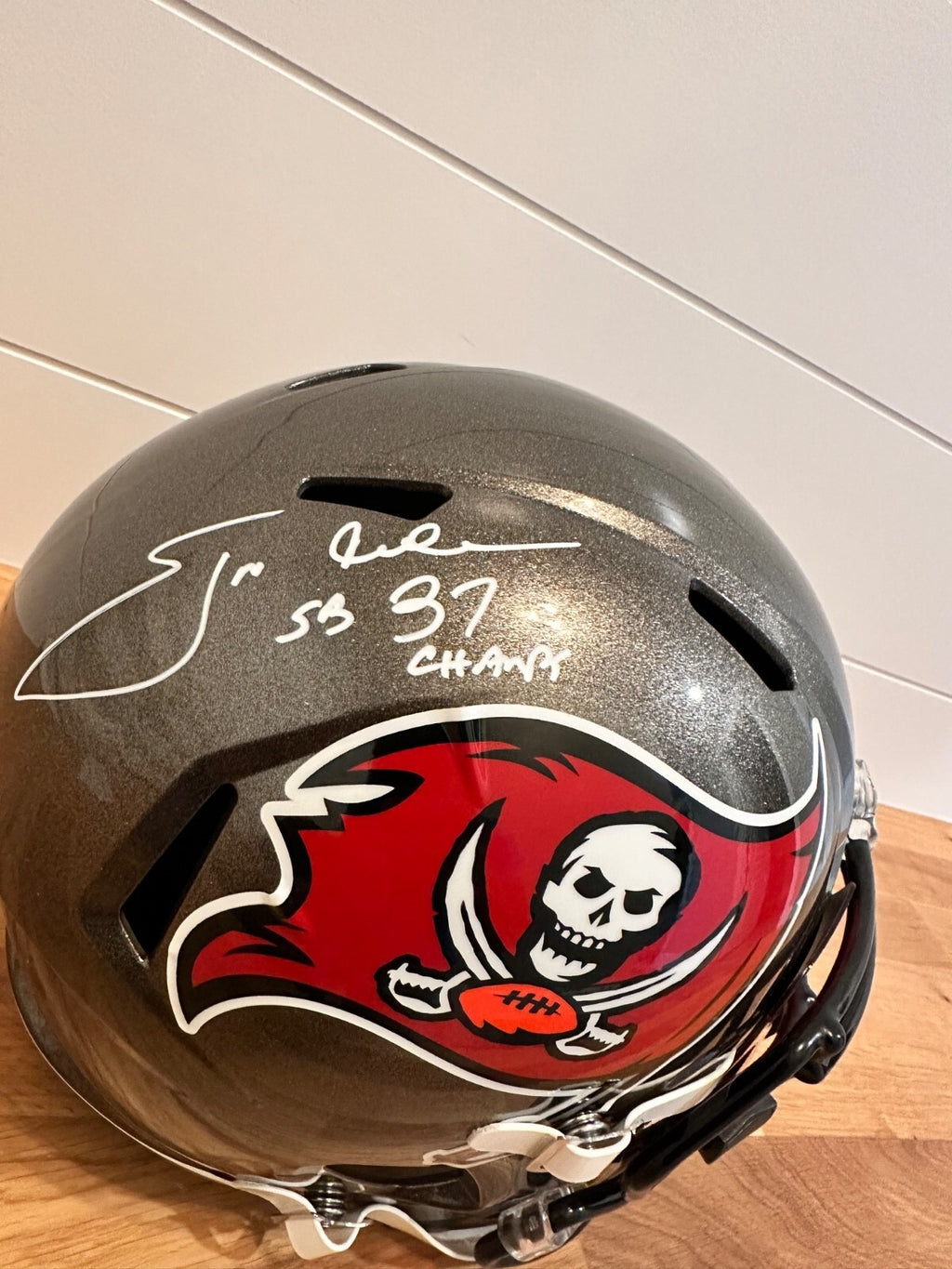 Jon Gruden Signed Buccaneers Eclipse Replica Helmet – Beckett Witnessed COA