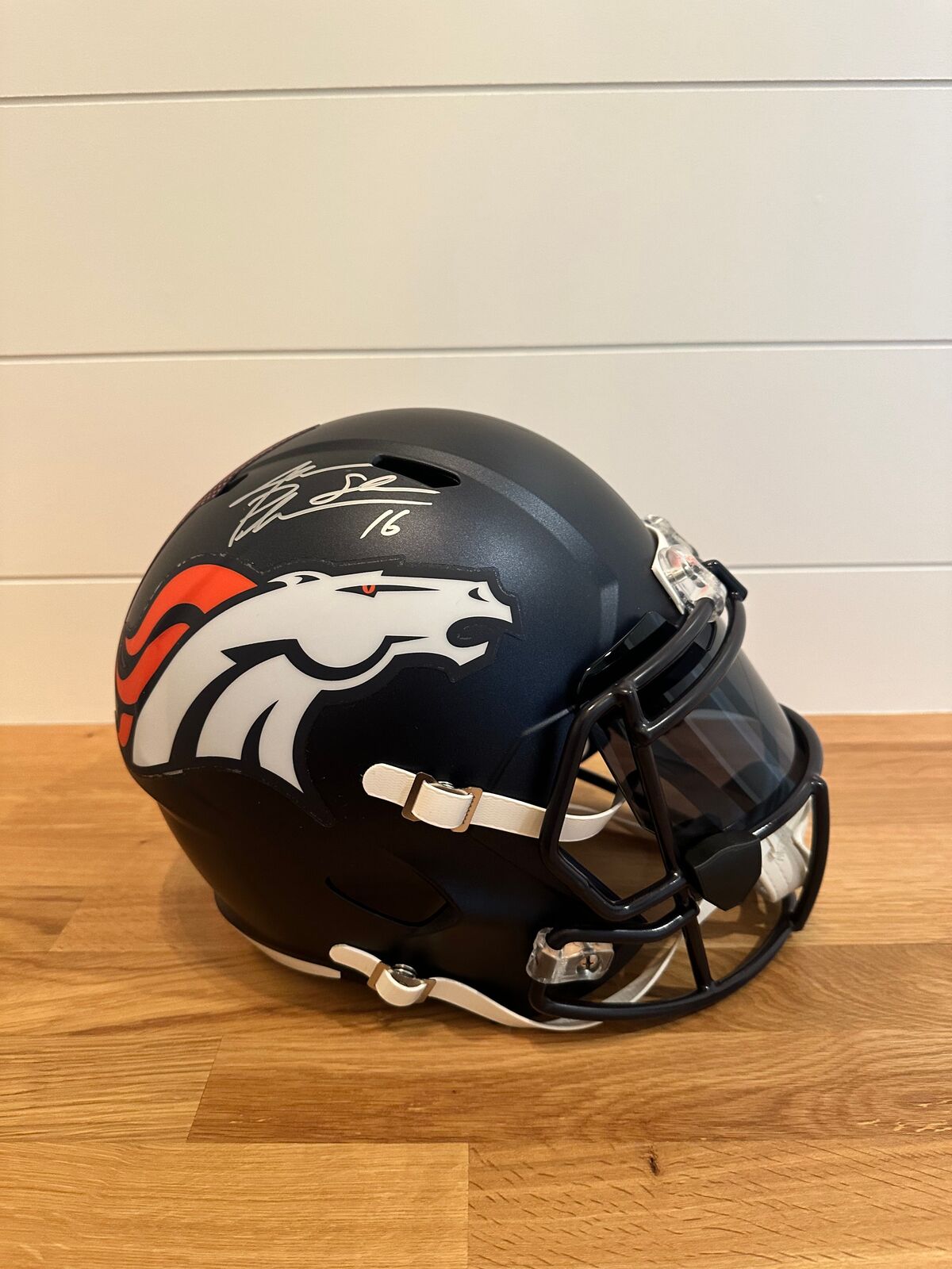 Jake “The Snake” Plummer Signed Denver Broncos Full Size Speed Replica Helmet –