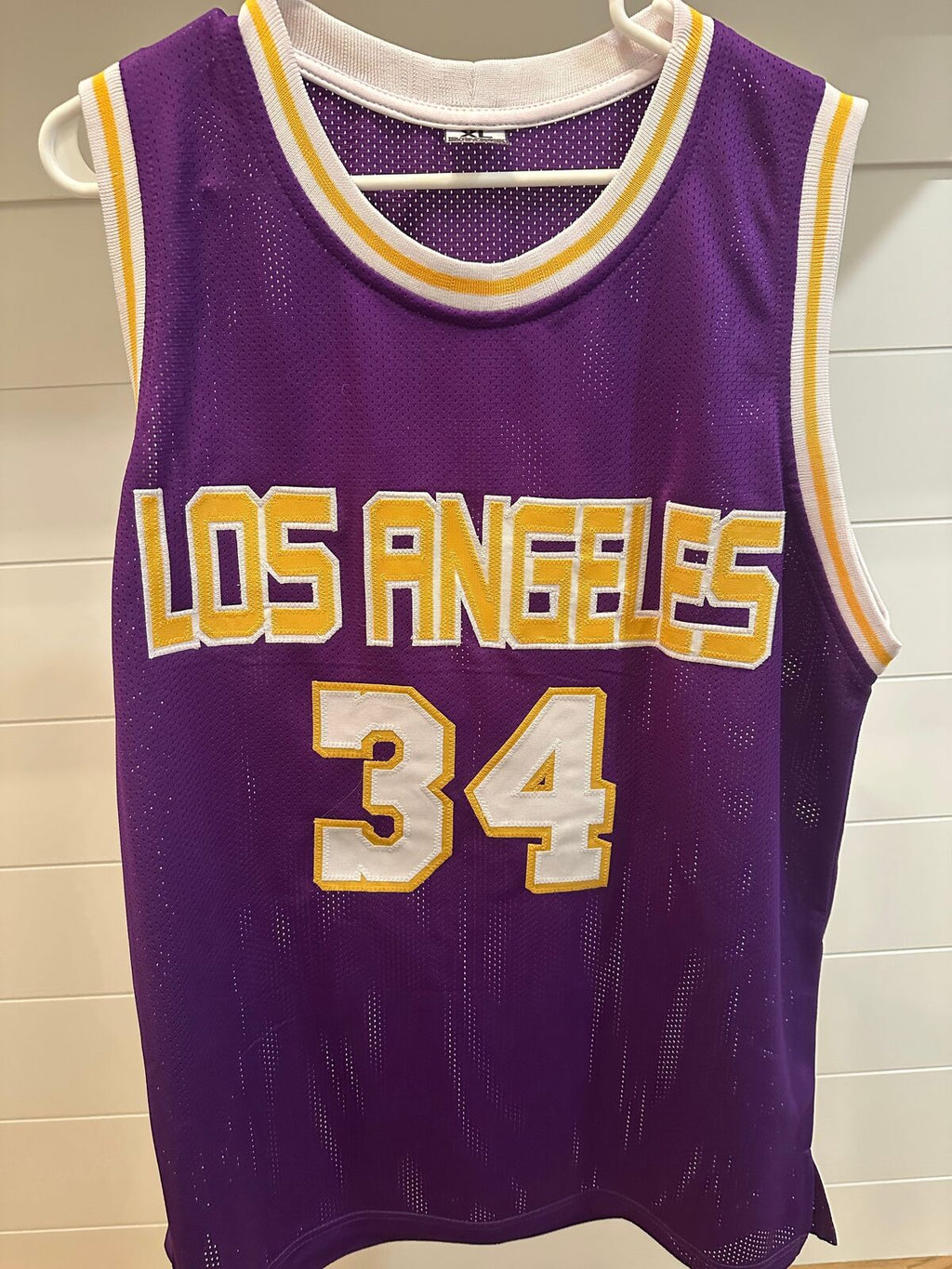 Shaquille O’Neal Signed Los Angeles Lakers #34 Purple Jersey – Prime Time COI