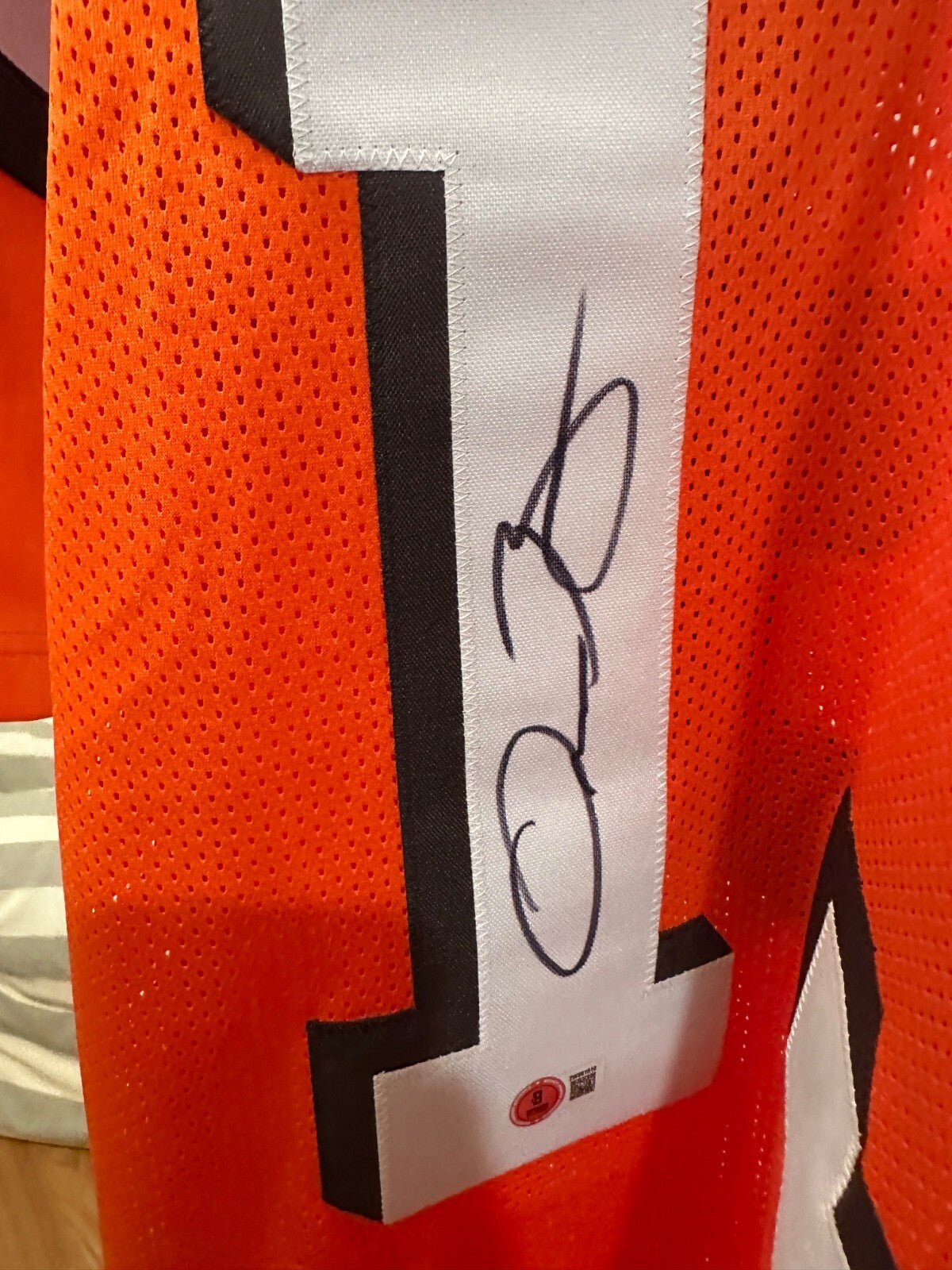 Odell Beckham Jr. Signed Browns #13 Orange Jersey – Beckett Witnessed