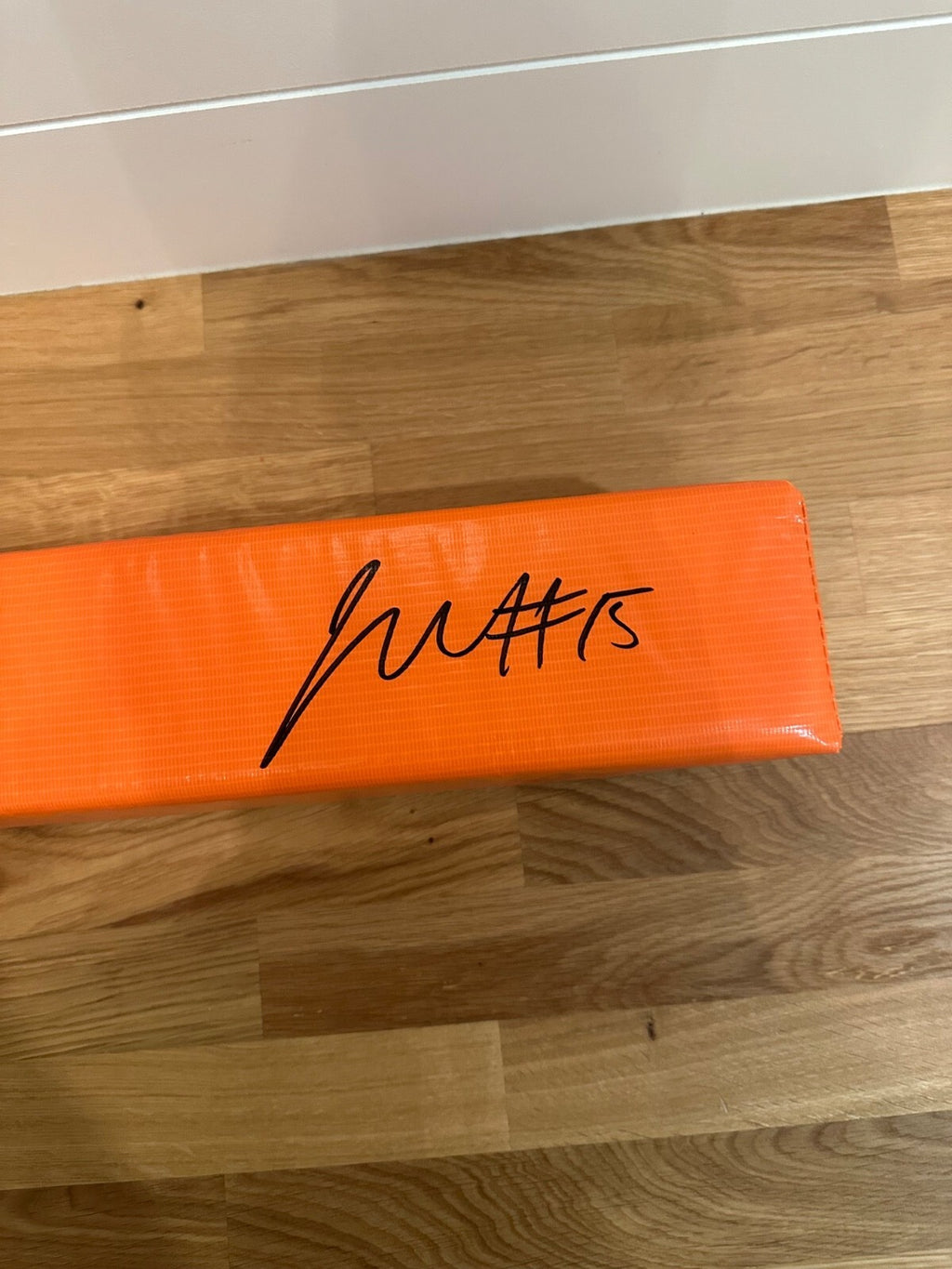 Jalen McMillan Signed Tampa Bay Buccaneers End Zone Pylon – Beckett Witnessed