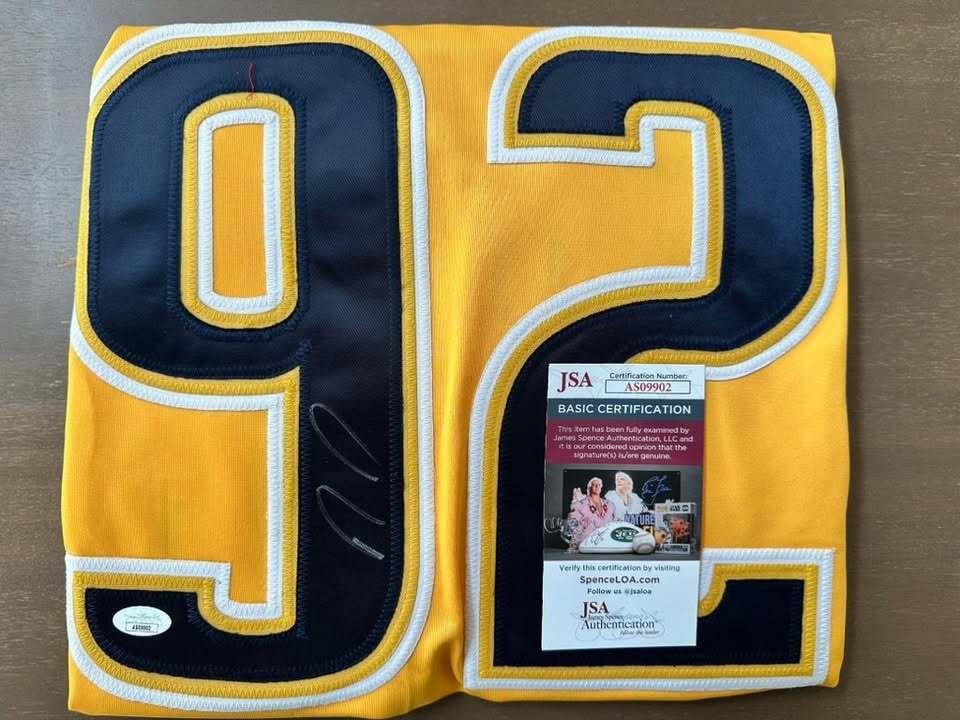 Ryan Johansen Signed Nashville Predators Jersey – JSA Authenticated