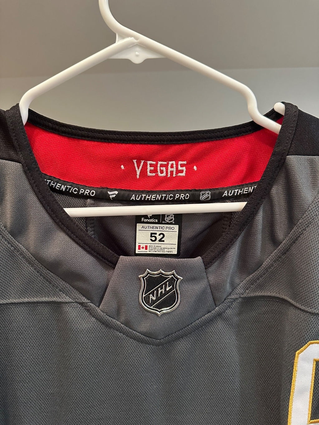 Mark Stone #61 Vegas Golden Knights Fanatics Authentic Pro Jersey – Size 52
