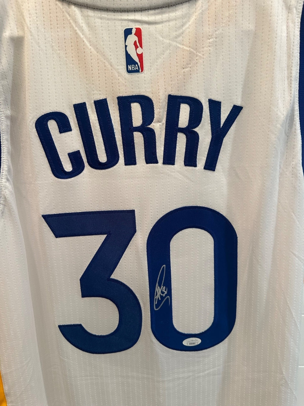 Stephen Curry Signed Golden State Warriors Adidas Swingman Jersey – JSA