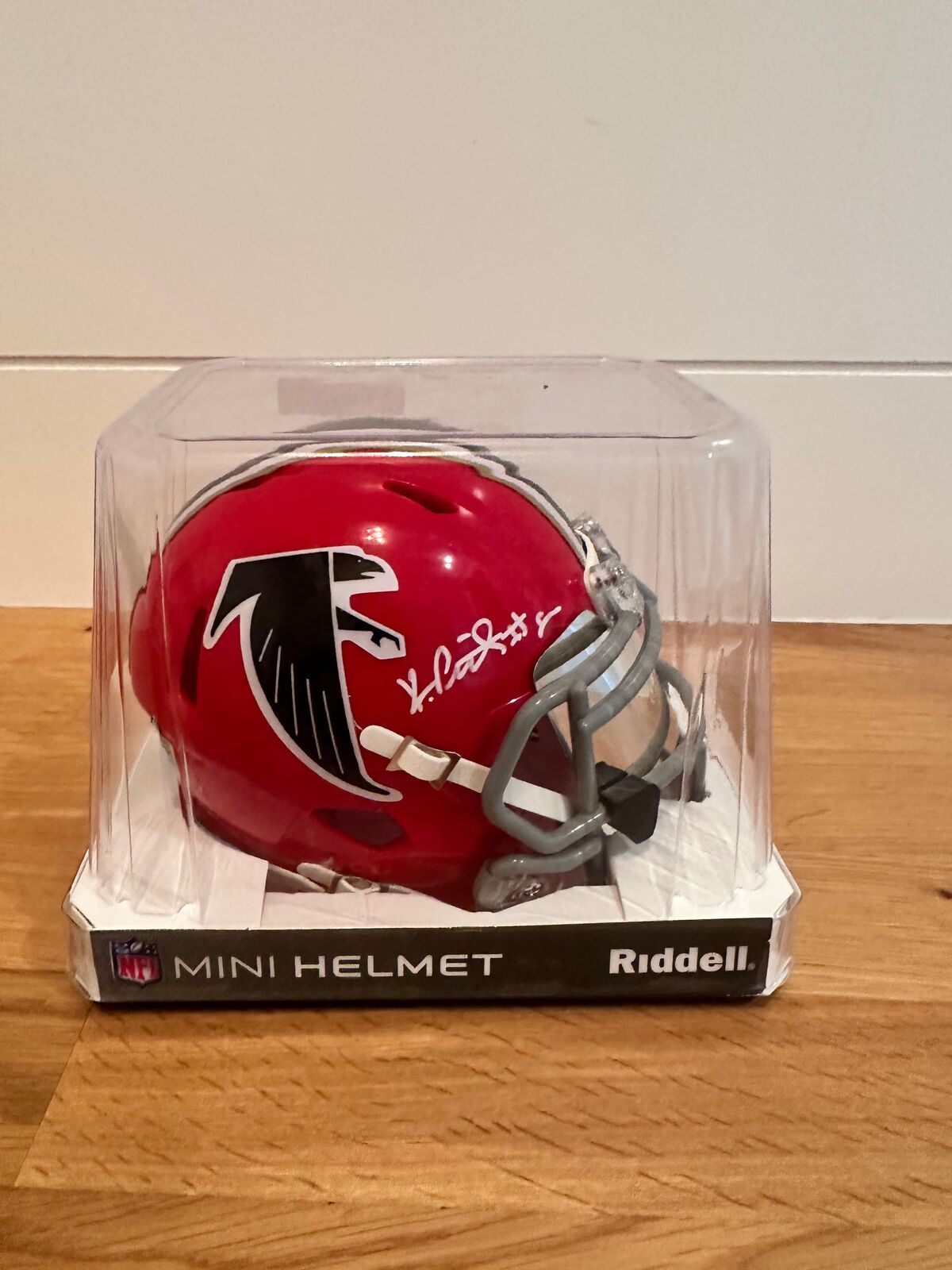 Kyle Pitts Signed Atlanta Falcons Mini Helmet with visor – Beckett Authenticated