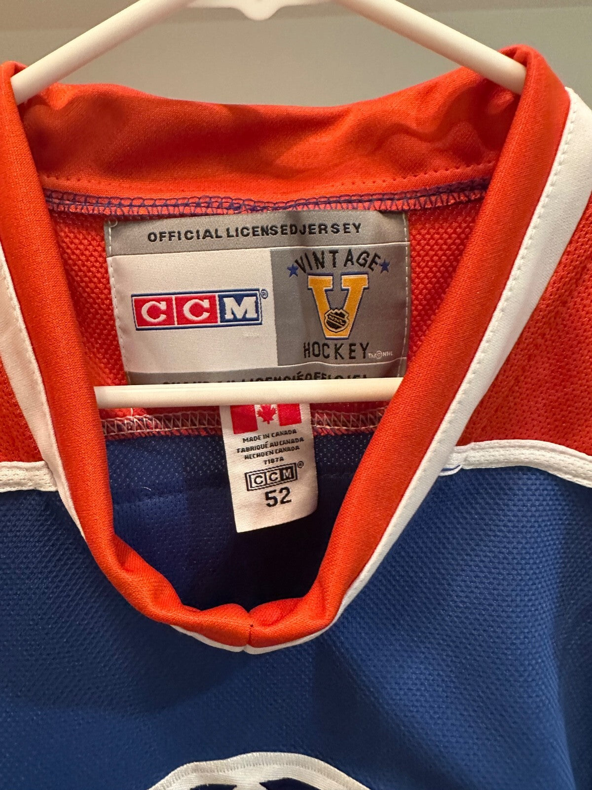 Wayne Gretzky Edmonton Oilers CCM Vintage Hockey Jersey – Size 52 NWT