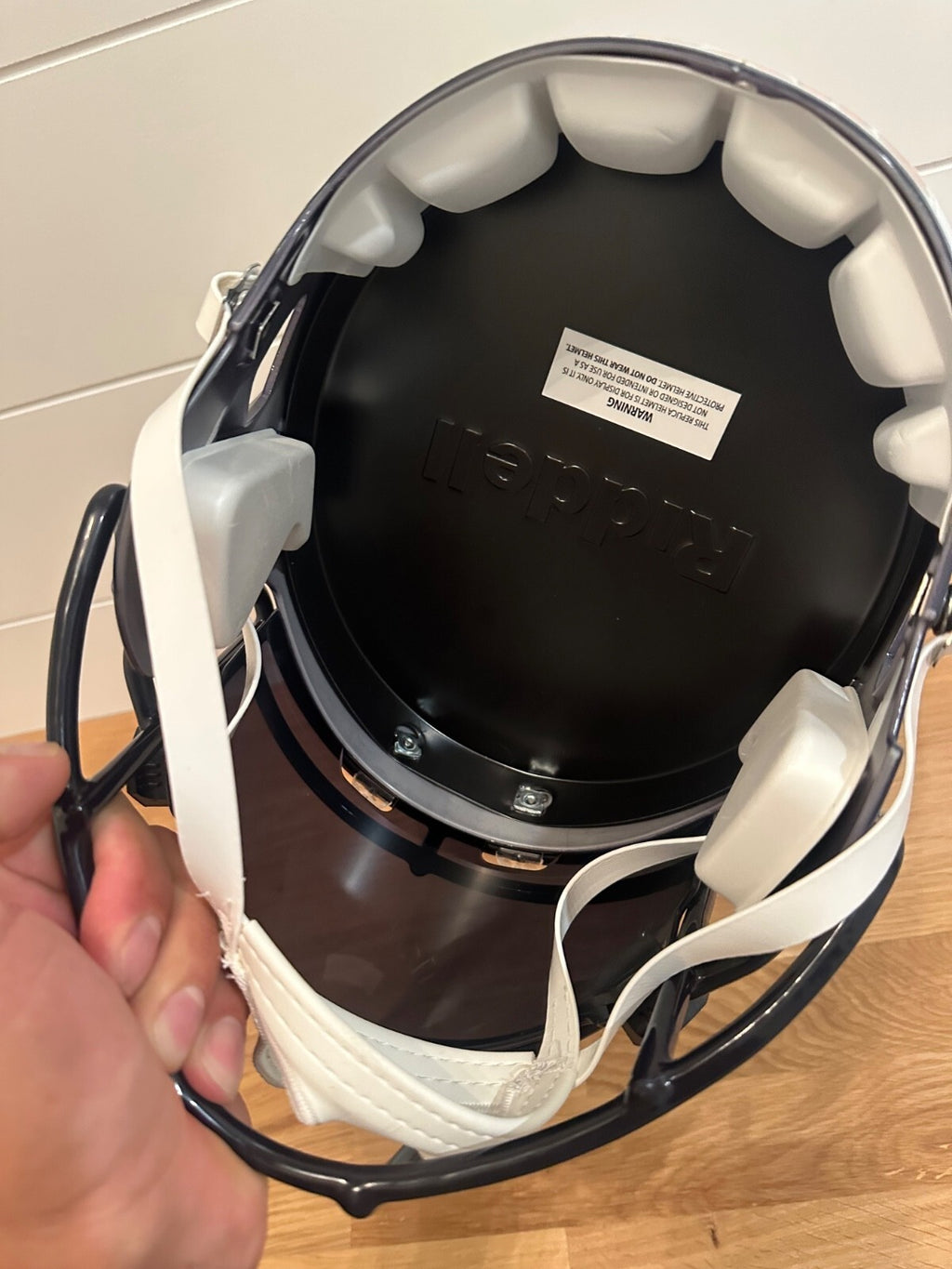 Kyle Monangai Signed Chicago Bears Full-Size Replica Helmet – JSA Witnessed