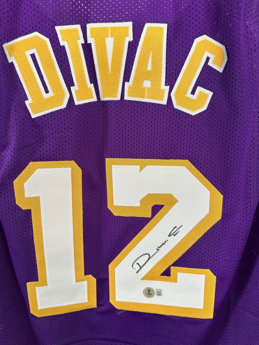 Vlade Divac Signed Lakers Jersey – Beckett Witness Authenticated