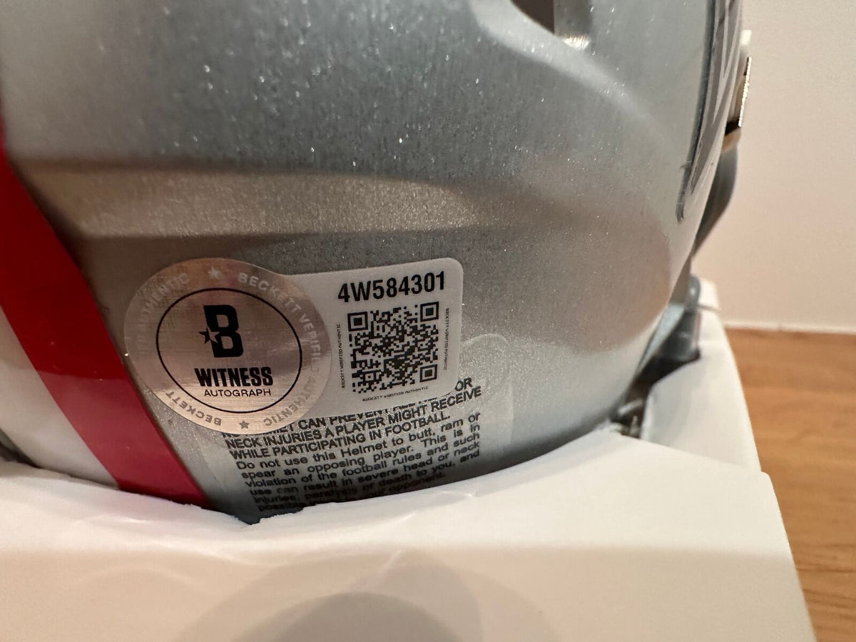Drew Pearson Signed Dallas Cowboys Riddell Mini Helmet – Beckett Witnessed