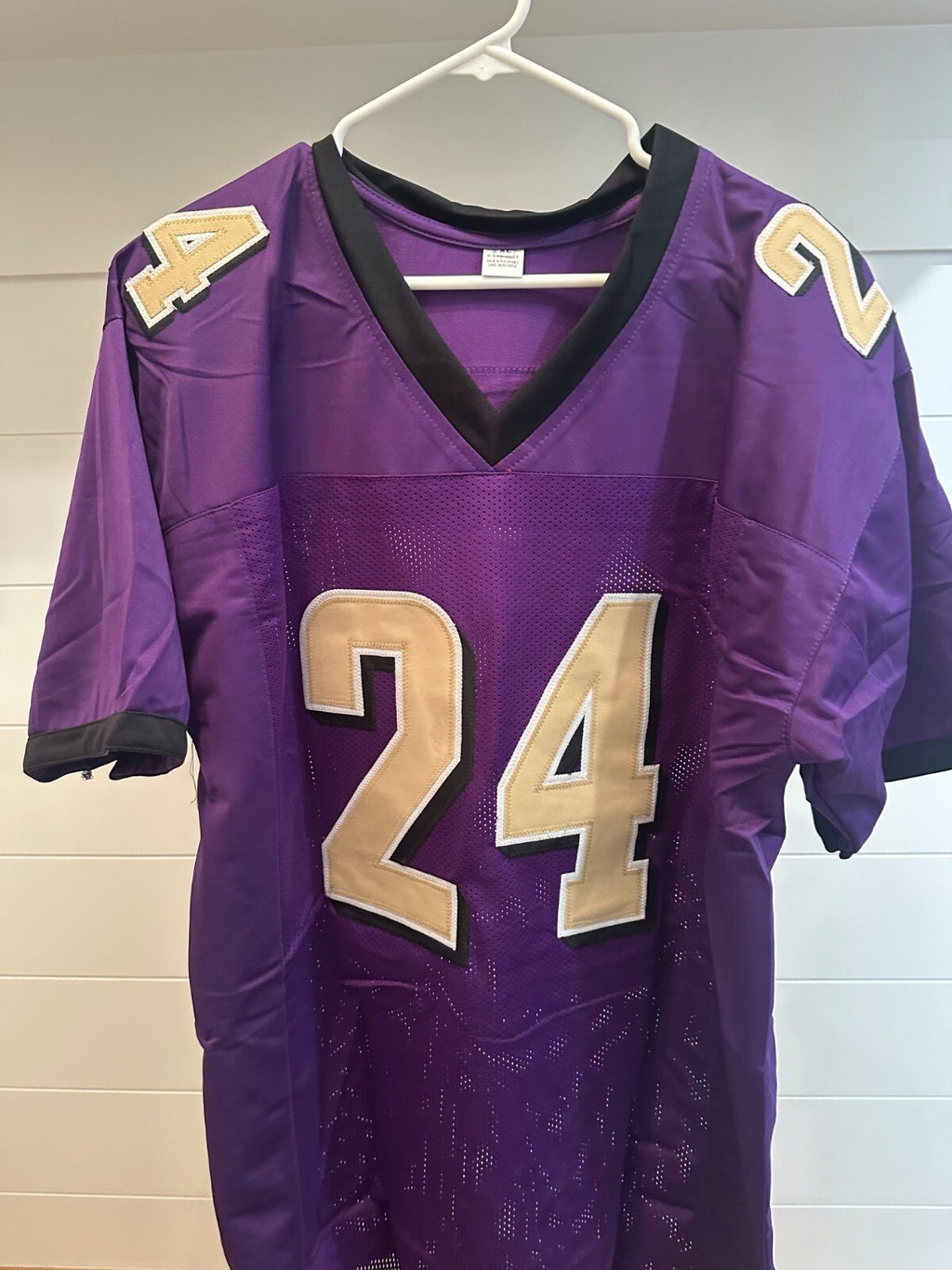 Marcus Peters Signed Baltimore Purple #24 Jersey – JSA Authenticated