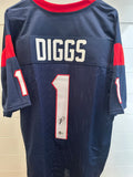 Stefon Diggs Signed New England Patriots #1 Jersey – Beckett Witnessed