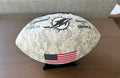 Tua Tagovailoa Signed 2024 Miami Dolphins Wilson NFL Salute To Service Football,