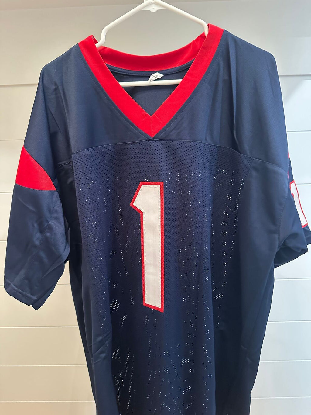 Stefon Diggs Signed New England Patriots #1 Jersey – Beckett Witnessed