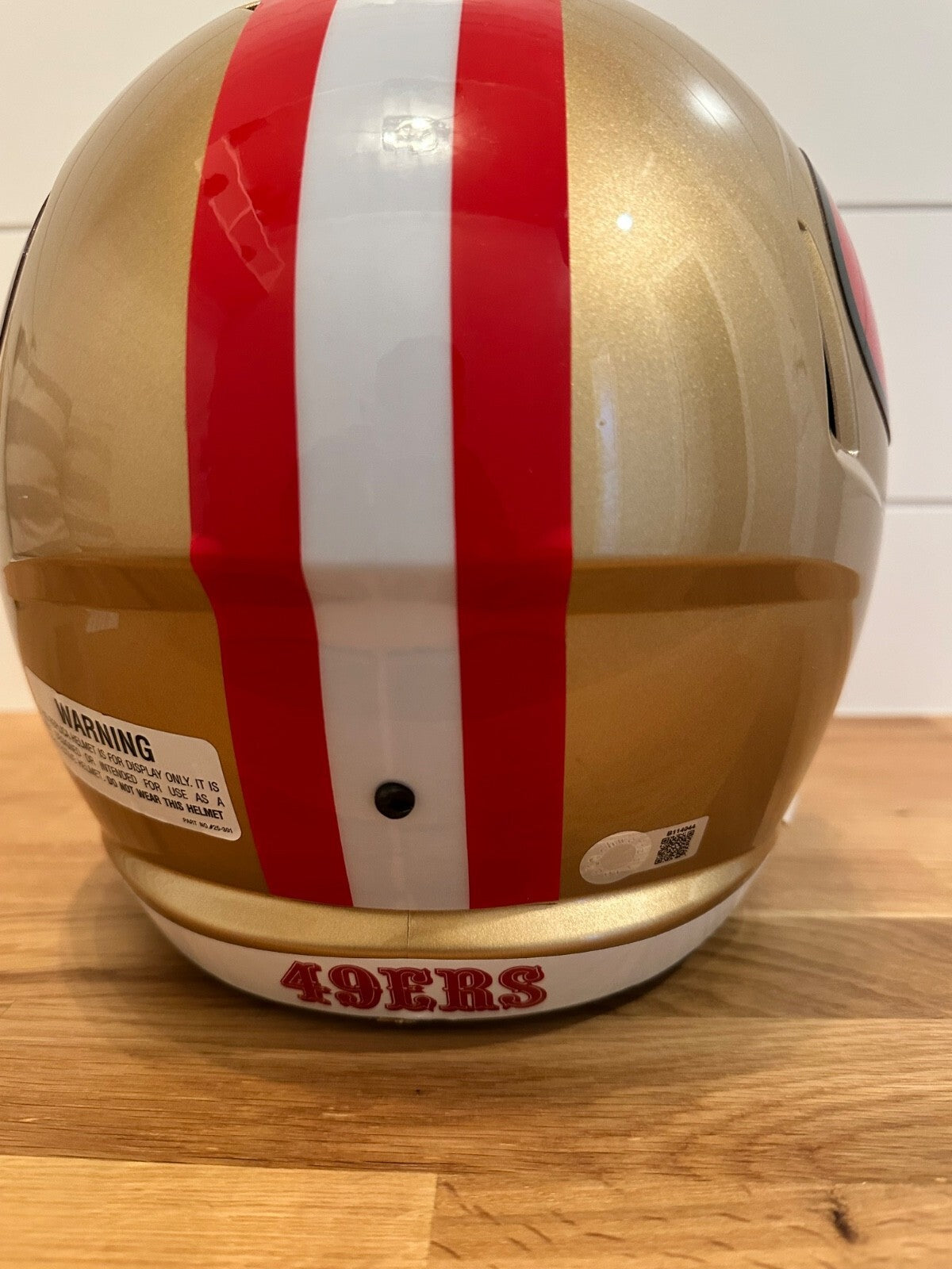 Rickey Jackson Signed 49ers Full Size Replica Helmet – HOF 2010 – Schwartz COA