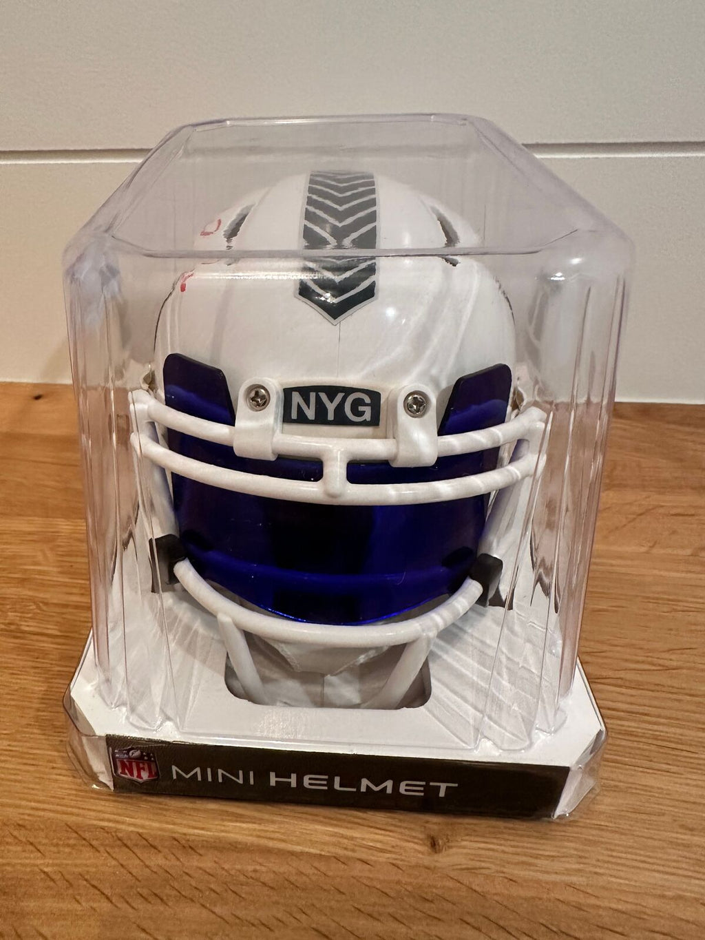 Antrel Rolle Signed NY Giants Salute to Service Mini Helmet — Leaf COA