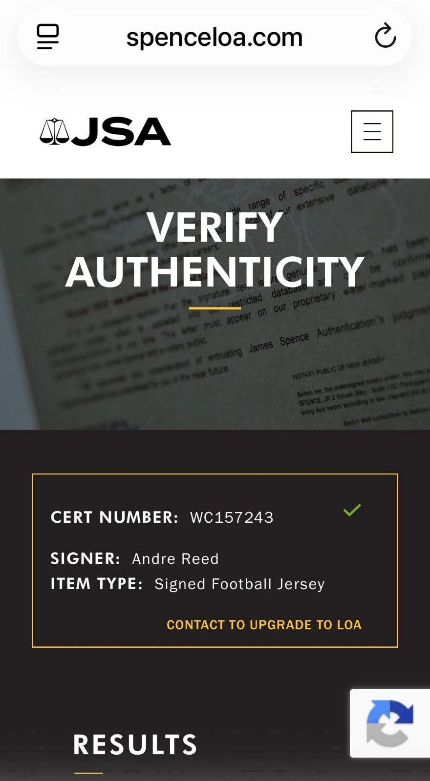 Andre Reed Signed Buffalo Bills Custom Jersey — JSA Witness Certified