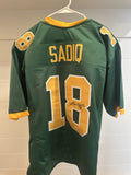 Kenyon Sadiq Signed Oregon Ducks Green Custom Jersey #18 XL JSA COA