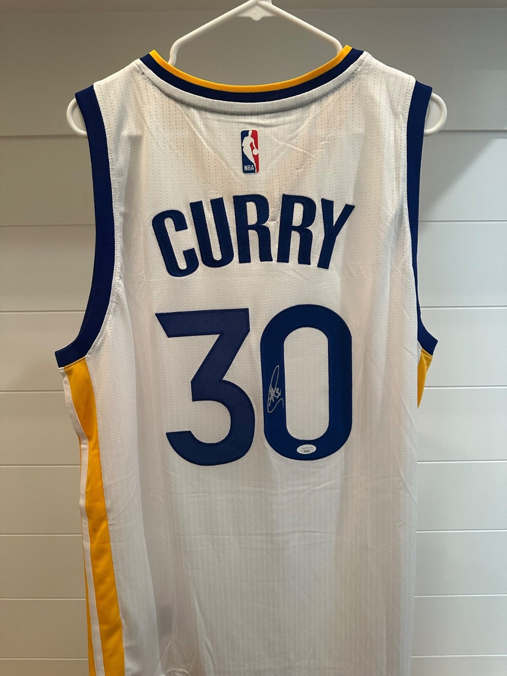 Stephen Curry Signed Golden State Warriors Adidas Swingman Jersey – JSA