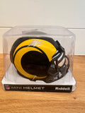 Kyren Williams Signed Los Angeles Rams Eclipse Mini Helmet – JSA Authenticated