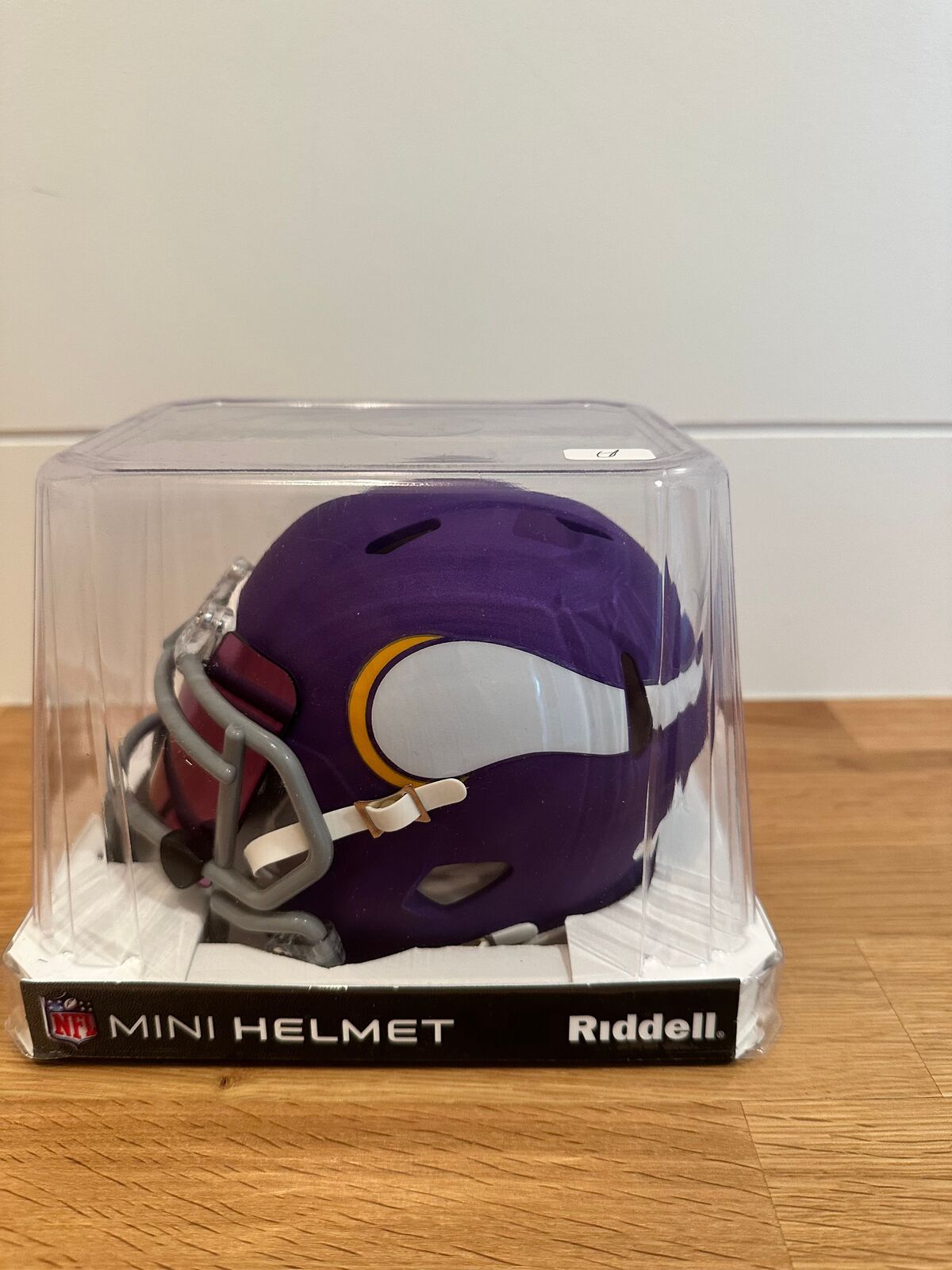 Adrian Peterson Signed Vikings Mini Helmet with Visor JSA Authenticated