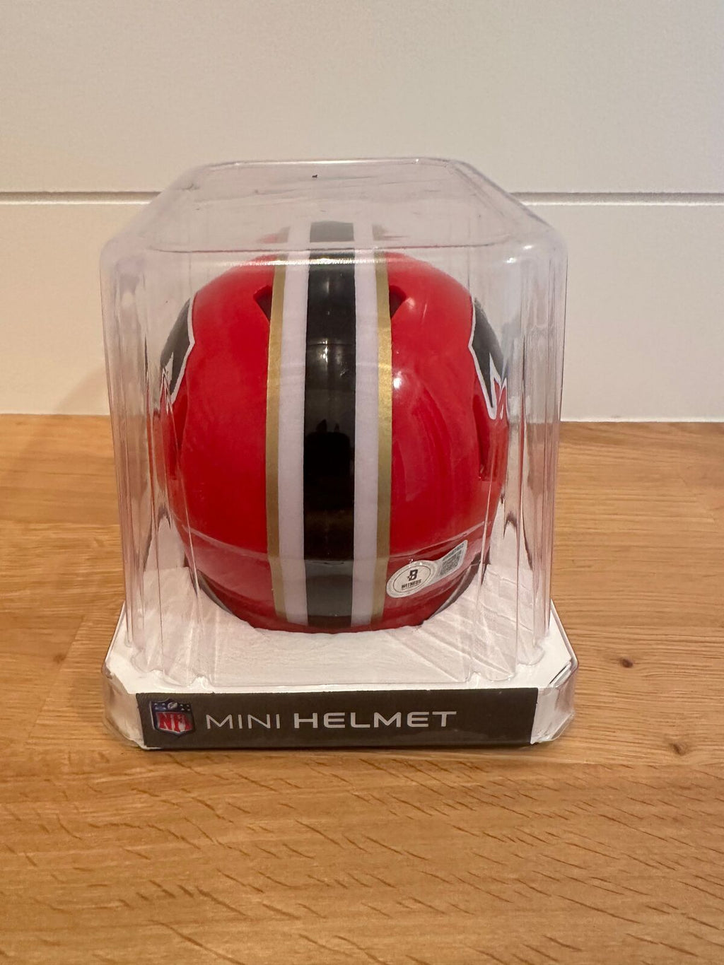 Kyle Pitts Signed Atlanta Falcons Mini Helmet with visor – Beckett Authenticated