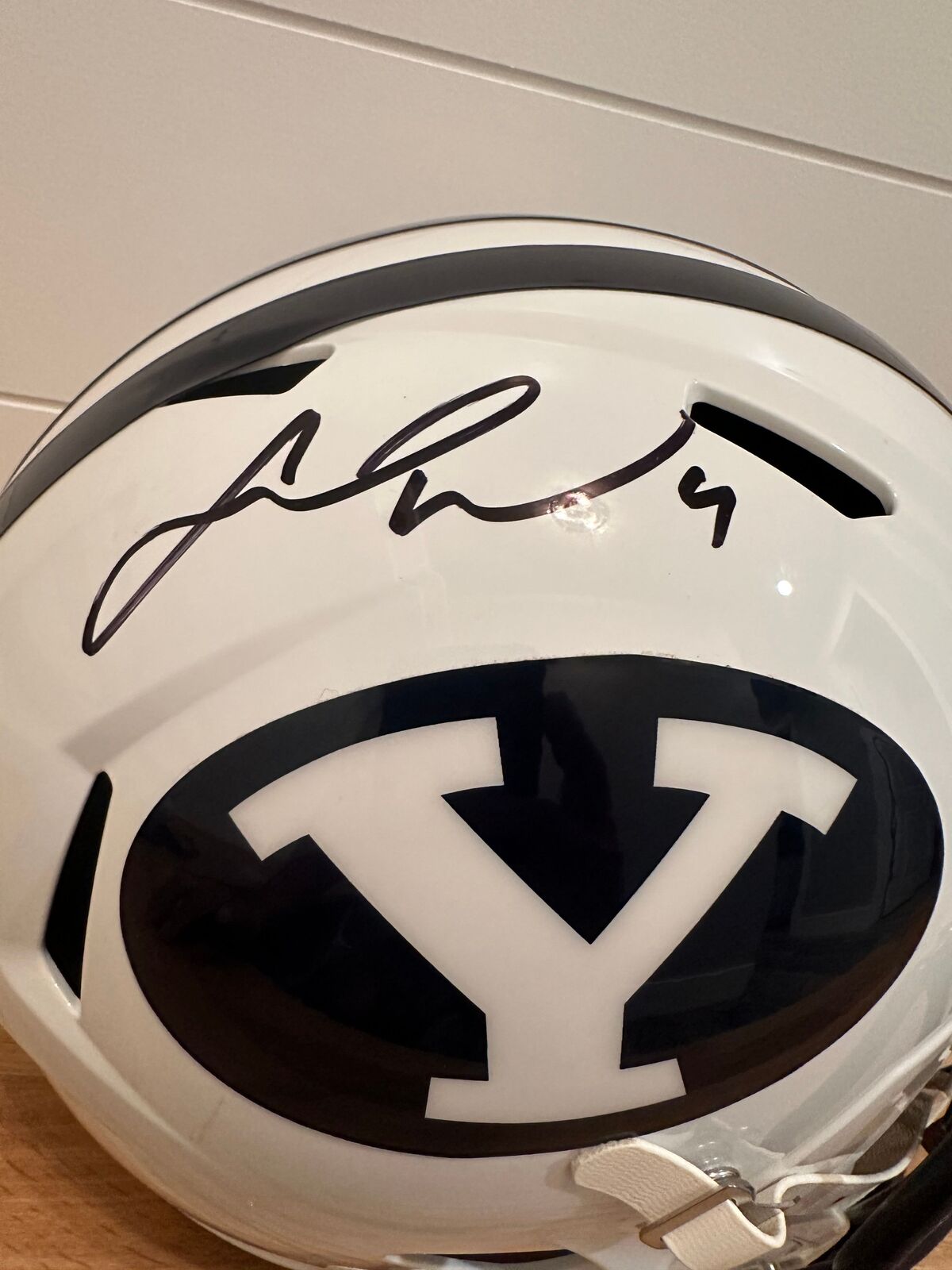Fred Warner Signed BYU Cougars Full-Size Riddell Speed Helmet – Beckett BAS