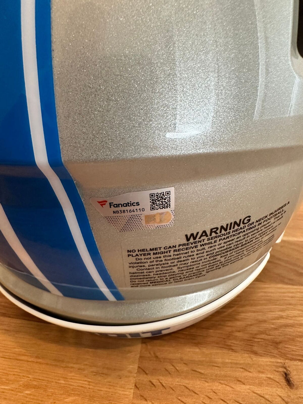 Jared Goff Signed Detroit Lions Authentic Helmet – Fanatics Certified
