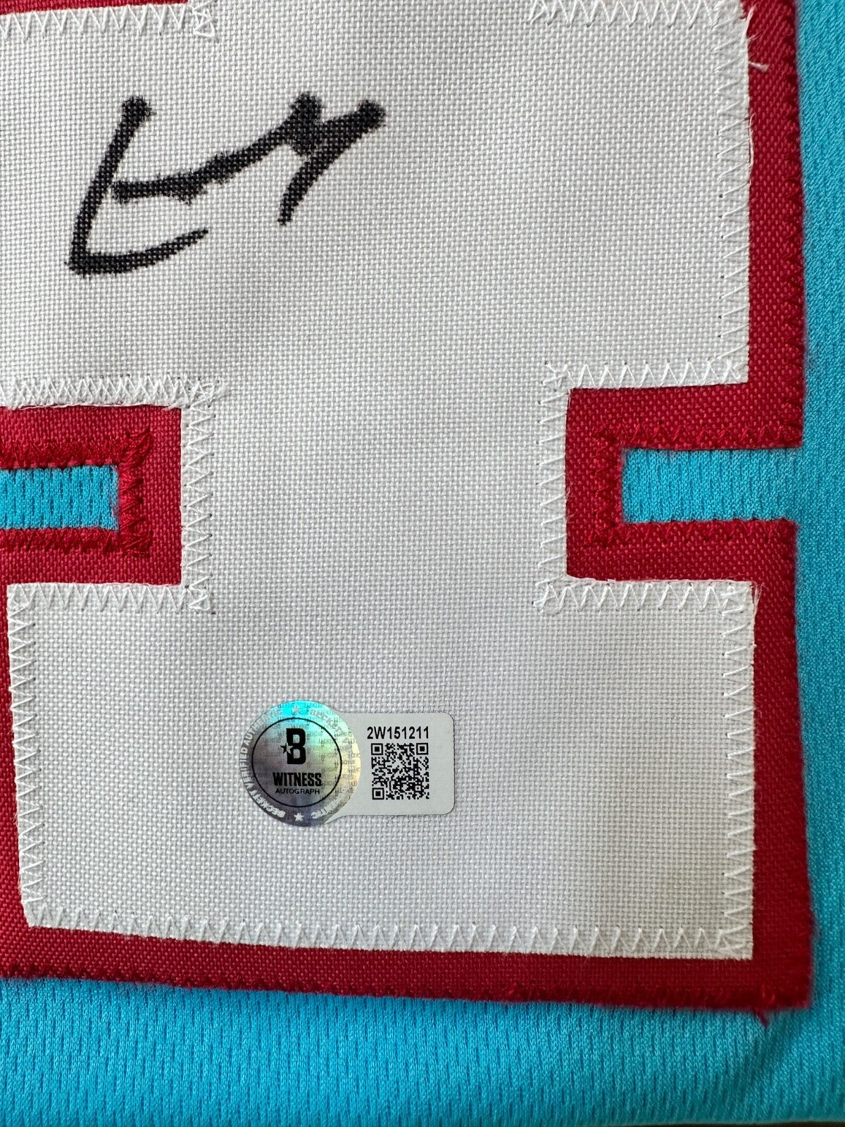 Signed Earl Campbell #34 Houston Oilers Jersey – Beckett Authenticated