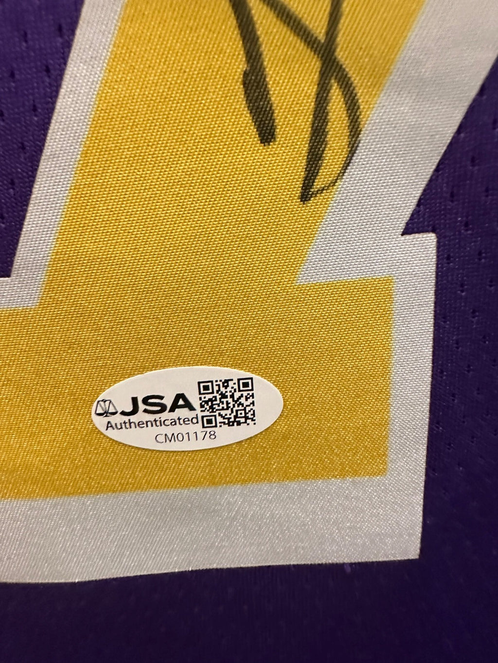 Gabe Vincent Signed Lakers Jordan Jersey – JSA Authenticated – Size 48
