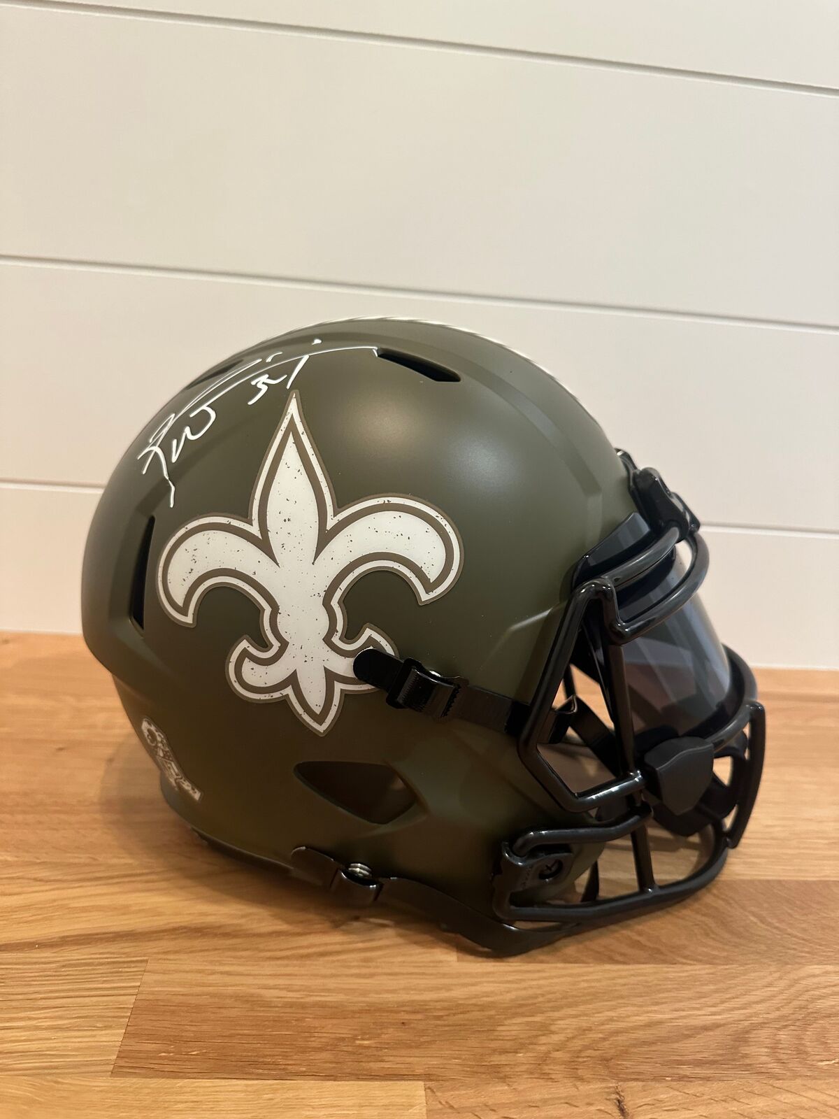 Ricky Williams Signed New Orleans Saints STS Full-Size Replica Helmet
