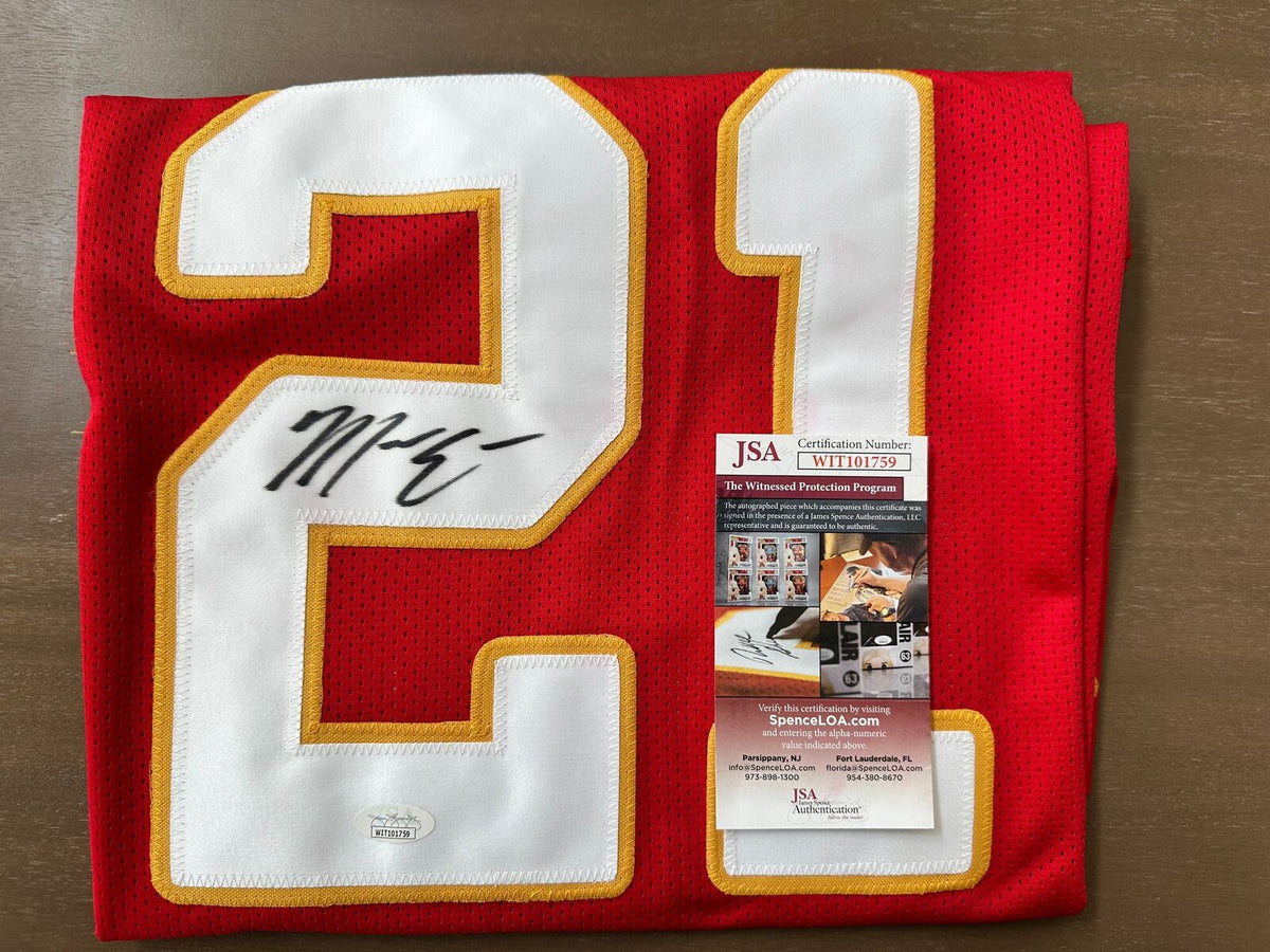 Mike Edwards Signed Chiefs Jersey – JSA Witness Authenticated