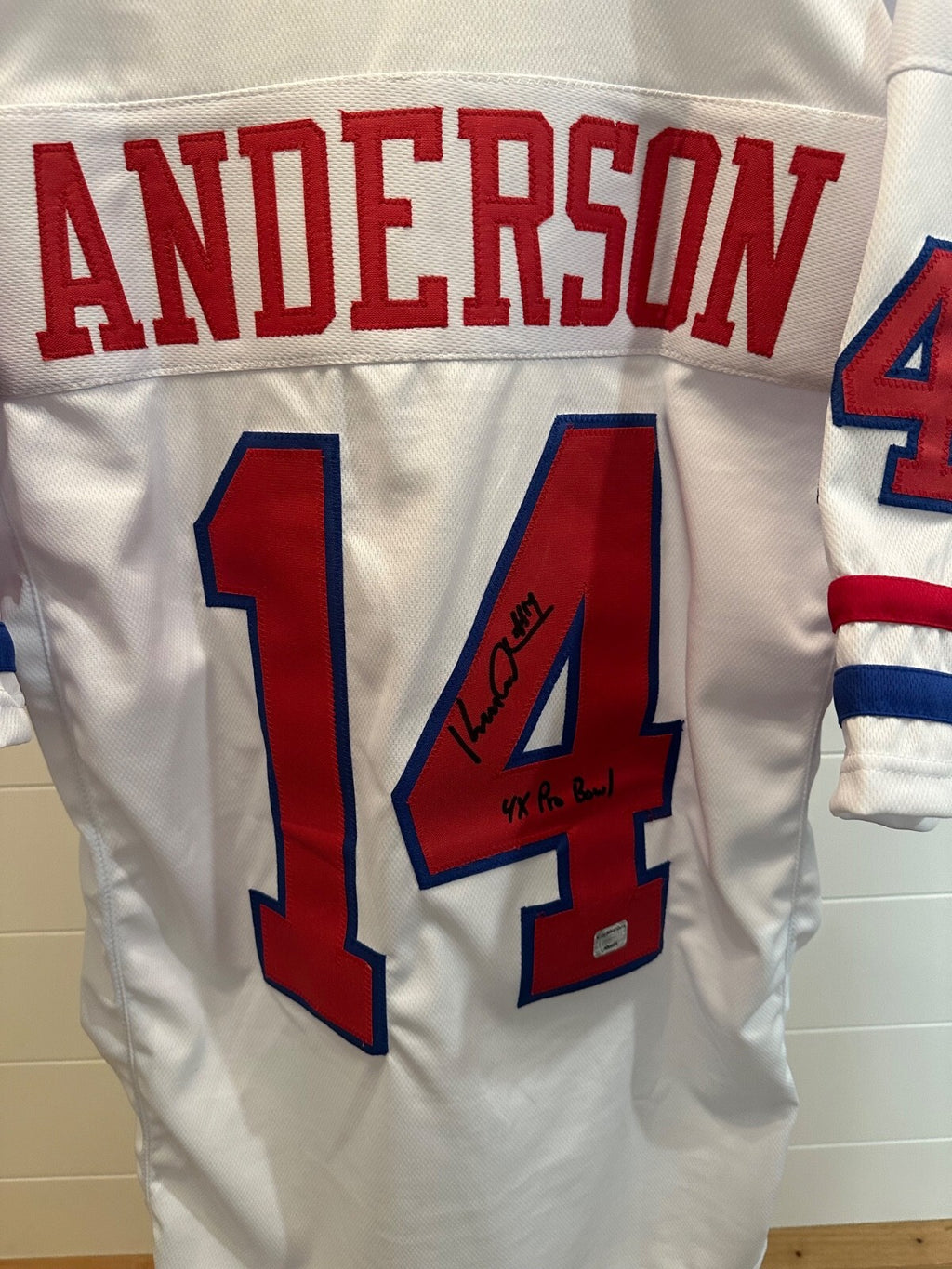 Ken Anderson Autographed Cincinnati Bengals Jersey – 4x Pro Bowl – COA