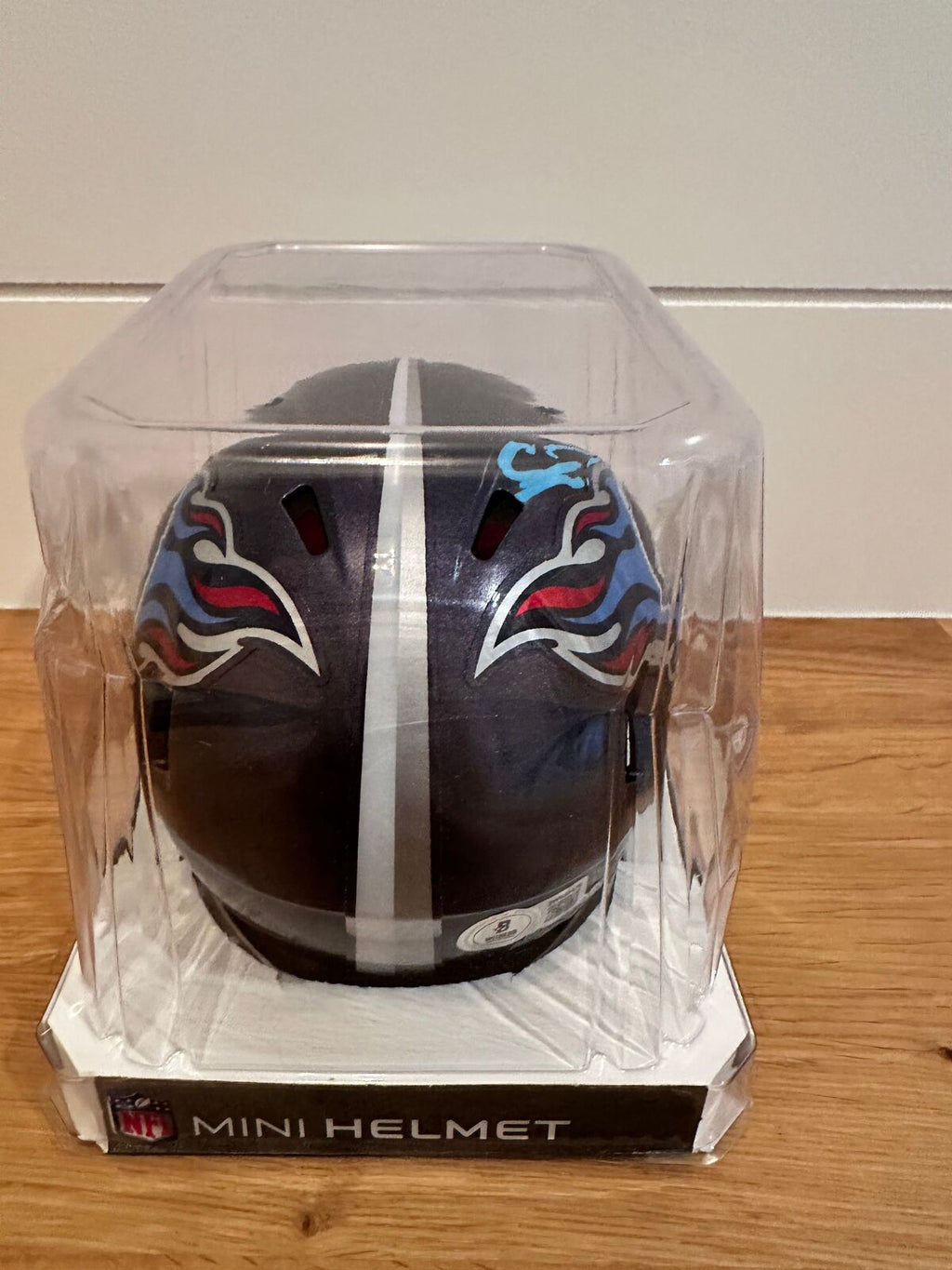 Calvin Ridley Signed Tennessee Titans Riddell Mini Helmet – Beckett Witness COA