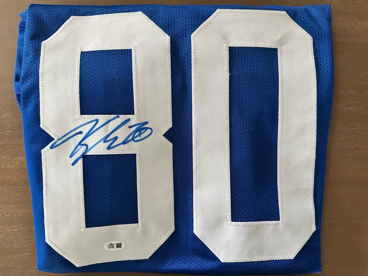 Jeremy Shockey Signed New York Giants Jersey – Leaf Witnessed COA