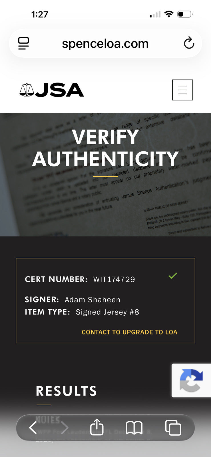Adam Shaheen Signed Dolphins Jersey #80 – JSA Witness Authenticated