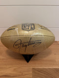 Lawrence Taylor Signed Gold Wilson “The Duke” NFL Football – Beckett Witnessed