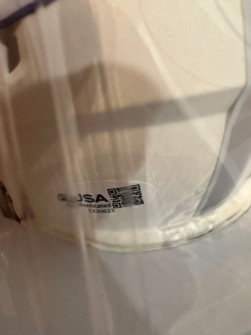 Adrian Peterson Signed Vikings White Mini Helmet — JSA Authenticated